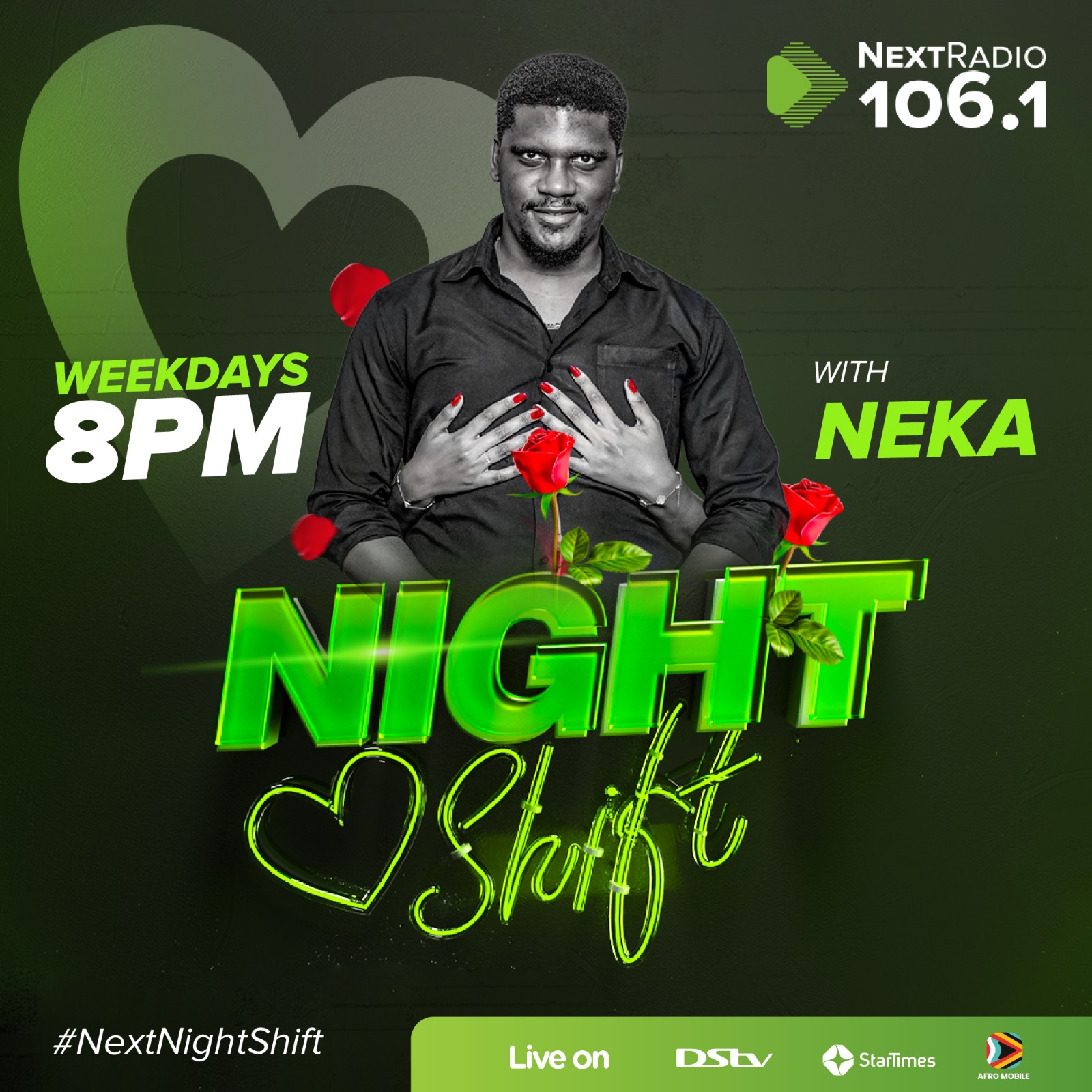 Neka Revitalizes 'The Night Shift': Tune In For Heartfelt Conversations, Love Connections On 106.1 Next Radio